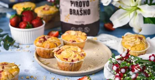 Erdbeer-Kokos-Muffins