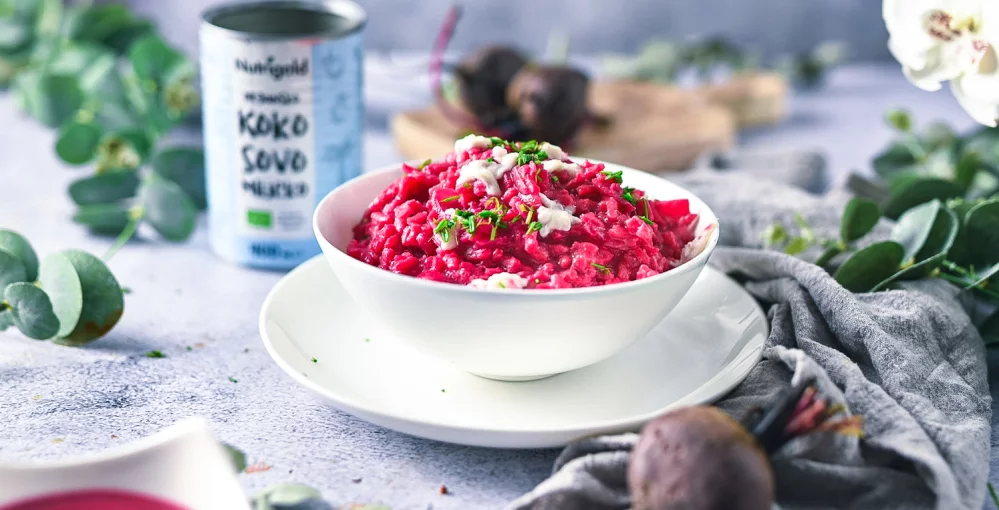 Risotto mit Roter Bete – ein farbenfrohes Highlight!