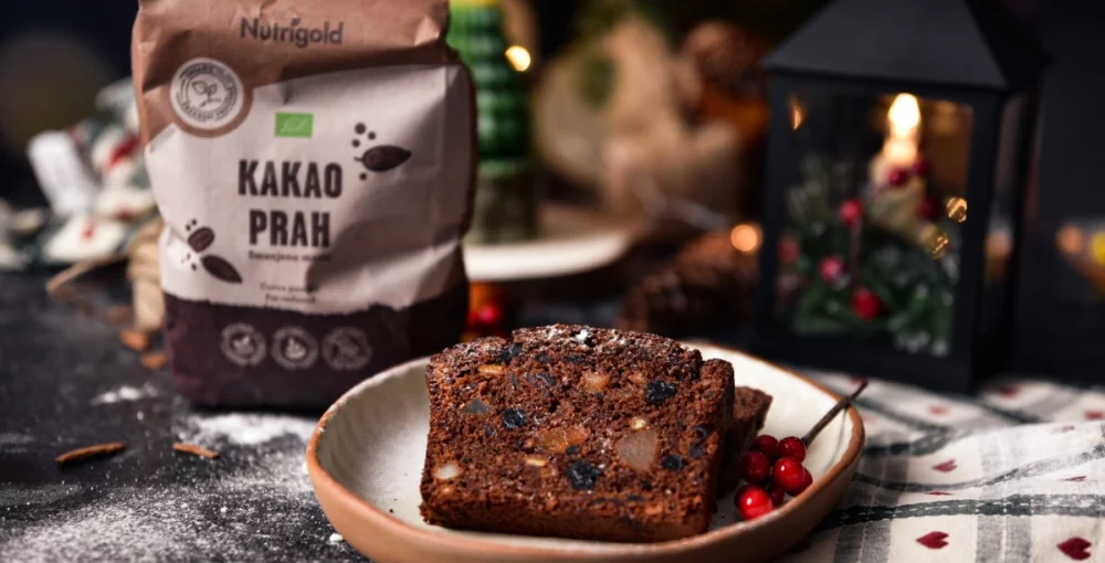 Schokokuchen mit Trockenfrüchten