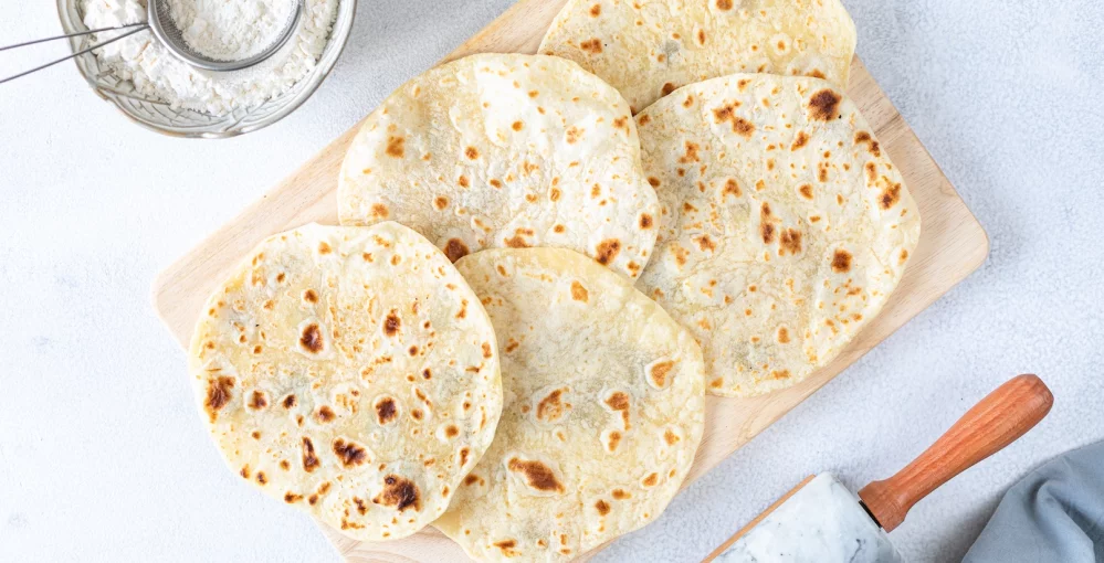 Tortillas bereit zum Genisen
