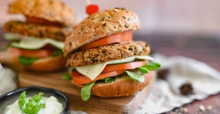 Vegetarischer Burger