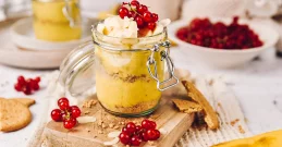 Gesunder Familiengenuss – Bananen-Pudding mit Keksen!