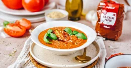 Geröstete Tomaten als Suppe