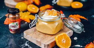 Mandarinen-Kürbis Pudding