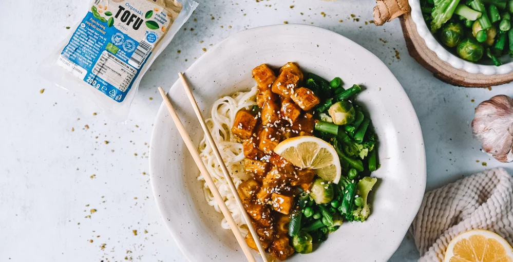 Tofu mit Orange und Zitrone!