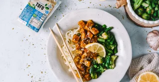 Tofu mit Orange und Zitrone!