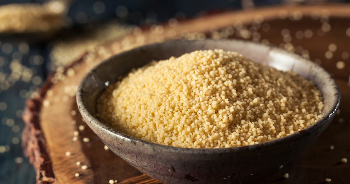 Couscous in einer Schüssel