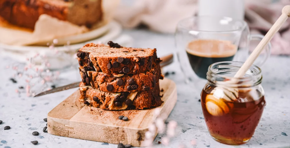 Roggenbrot mit Banane