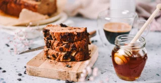 Roggenbrot mit Banane