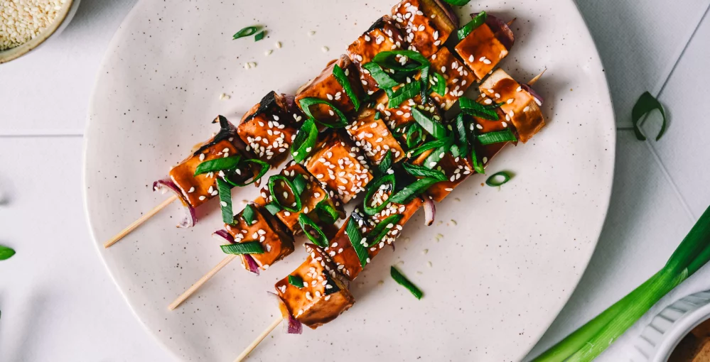 Teriyaki-Tofu-Spieße