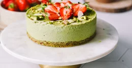 Matcha-Pistazien-Torte