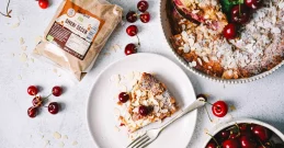 Sommer aus dem Ofen: Kirschkuchen mit Mandeln