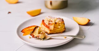 Pfirsich-Streuselkuchen