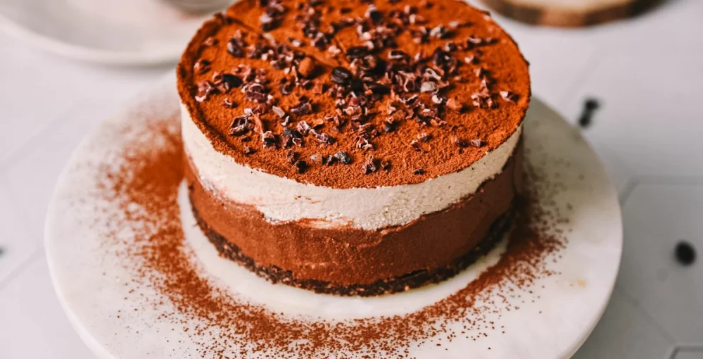 Rohe Tiramisu-Torte