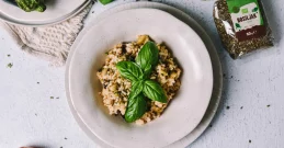 Risotto mit Aubergine