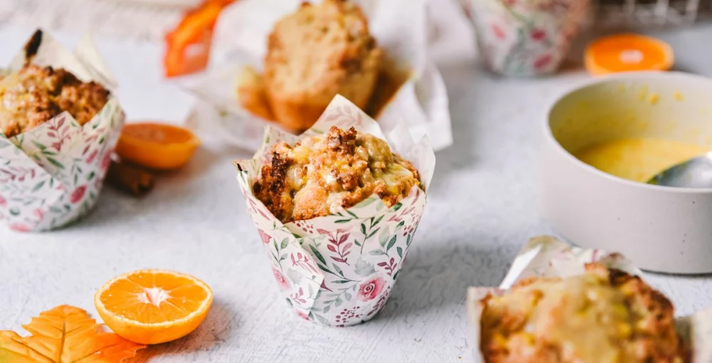 Muffins mit Mandarinen & Zimt