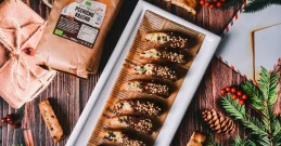 Biscotti mit Schokolade und Orange