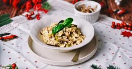 Risotto mit Pilzen & Lauch