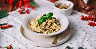 Risotto mit Pilzen & Lauch