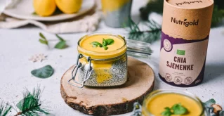 Chia-Pudding mit Zitronencreme!