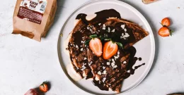 Pfannkuchen mit Espresso & Schokolade