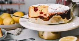 Ricotta & Himbeeren Kuchen