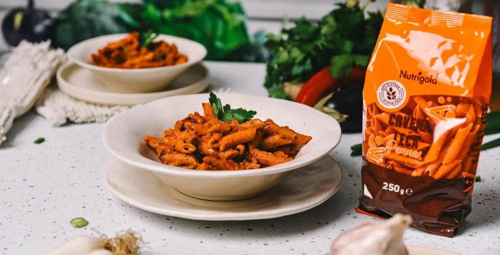 Pasta mit Ofengemüse