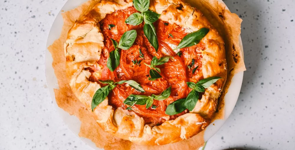 Galette mit Tomaten und Ricotta