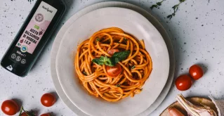 Aromatische Pasta mit Cherrytomaten für jeden Tag! Pasta mit Cherrytomaten