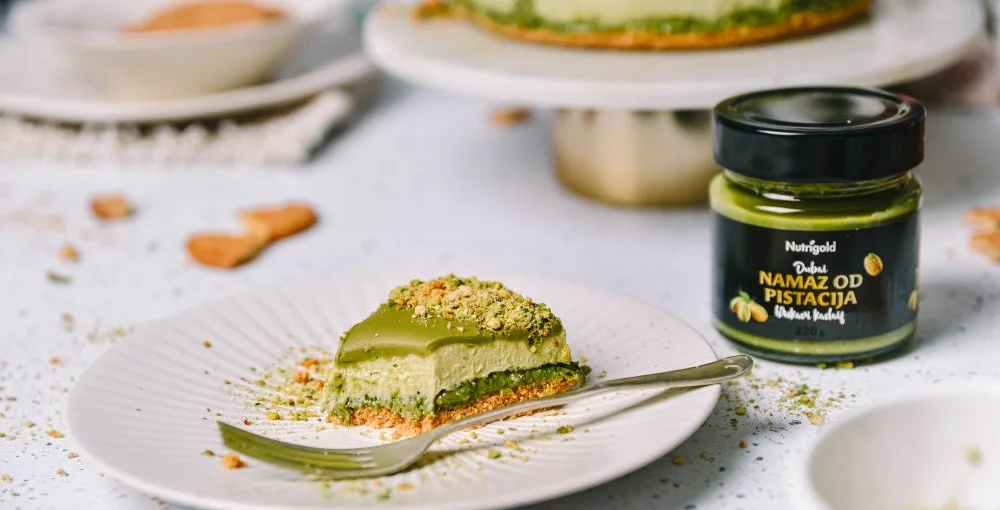 Cheesecake mit Pistazien