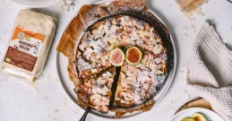 Mandelkuchen mit Feigen
