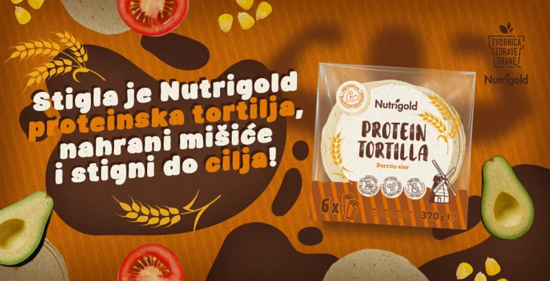 Proteinreiche Tortilla von Nutrigold – ideal für schnelle Mahlzeiten