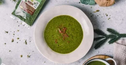 Spinat und Birnen Suppe