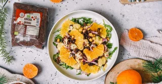 Salat mit Quinoa und Orange