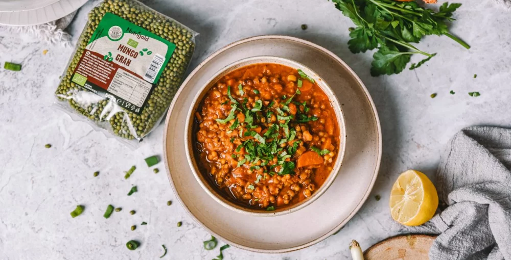 Mungbohnen-Eintopf