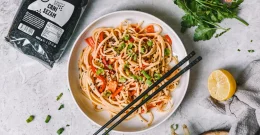 Nudeln mit Apfel & Knoblauch