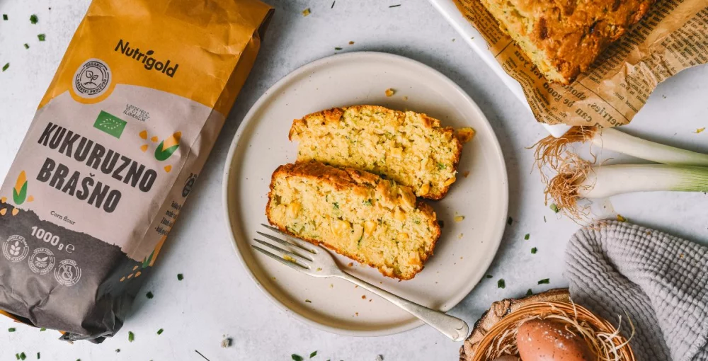 Maisbrot mit Zucchini
