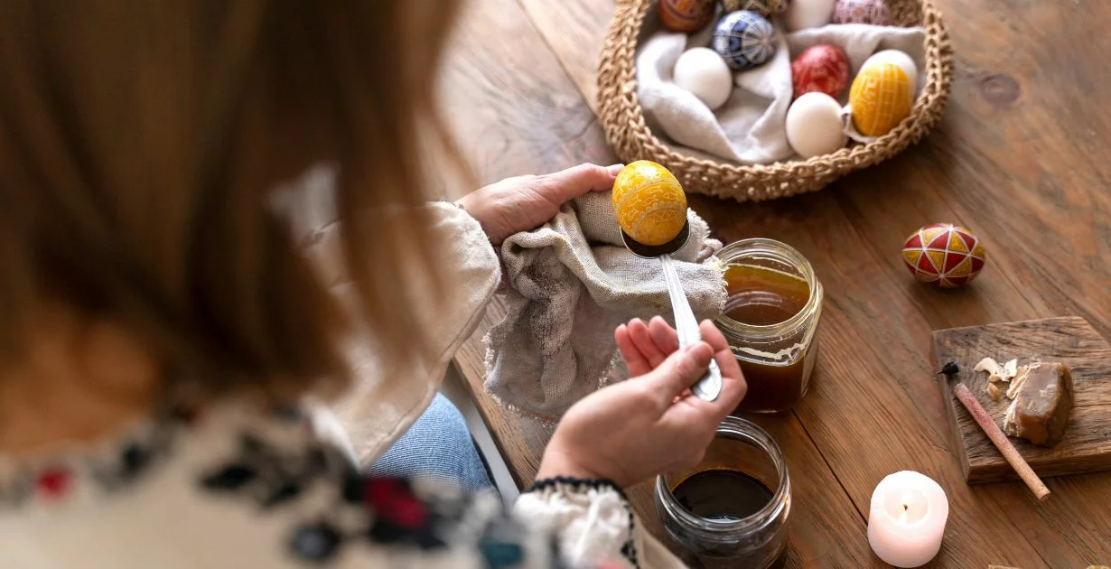 Ostereier natürlich färben