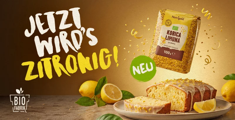 Ein Hauch Zitrone: So vielseitig ist Nutrigold Zitronenschale in der Küche!